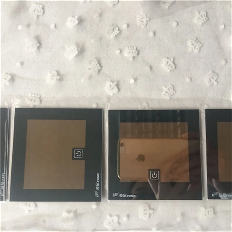 Glass factory customized 2mm Clear Tempered Silk screen tempered Glass