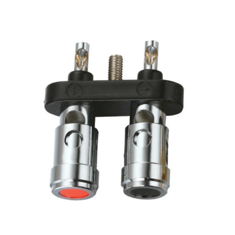 factory direct Spring Loaded Gold Brass Speaker audio push press Binding Posts wire Terminals