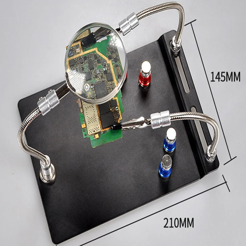 Magnetic service fixture Multi-function service platform motherboard circuit fixed tool mobile phone magnifying glass