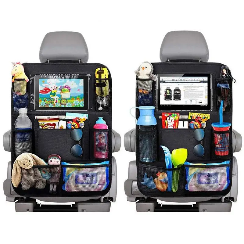 High Quality Large Capacity Seat Vehicles Protector Cover  Backseat Car Organizer