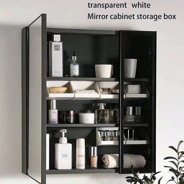 Hot Selling Practical Layered Lightweight Tilting Design Wall Mounted Household Storage Box Good for Goods Organisation