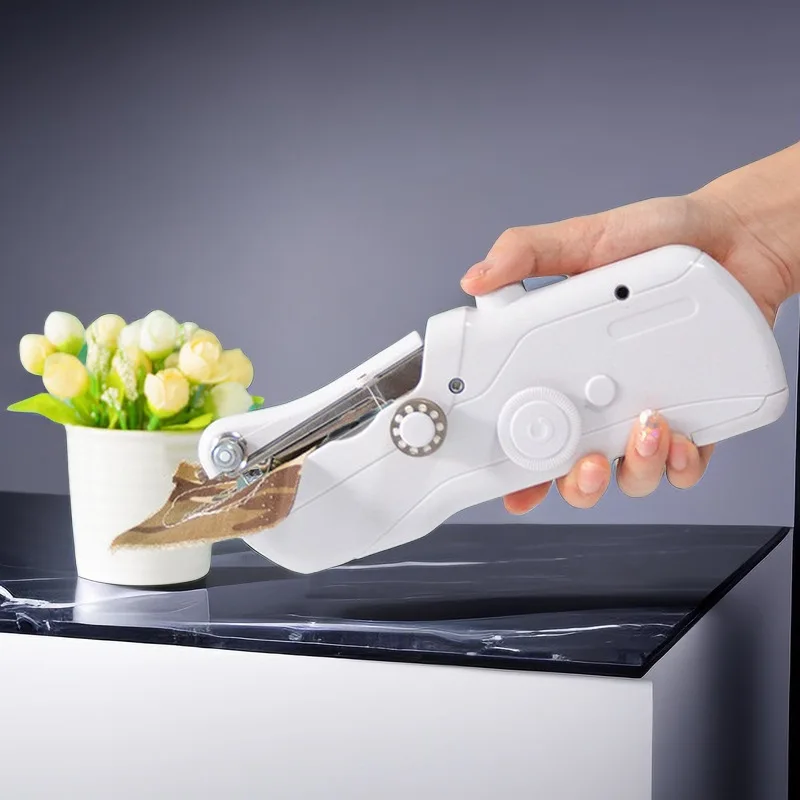 Портативная ручная мини-швейная машина-компактная многофункциональная мини-электрическая швейная машина для домашнего хозяйства и запечатывания стежков