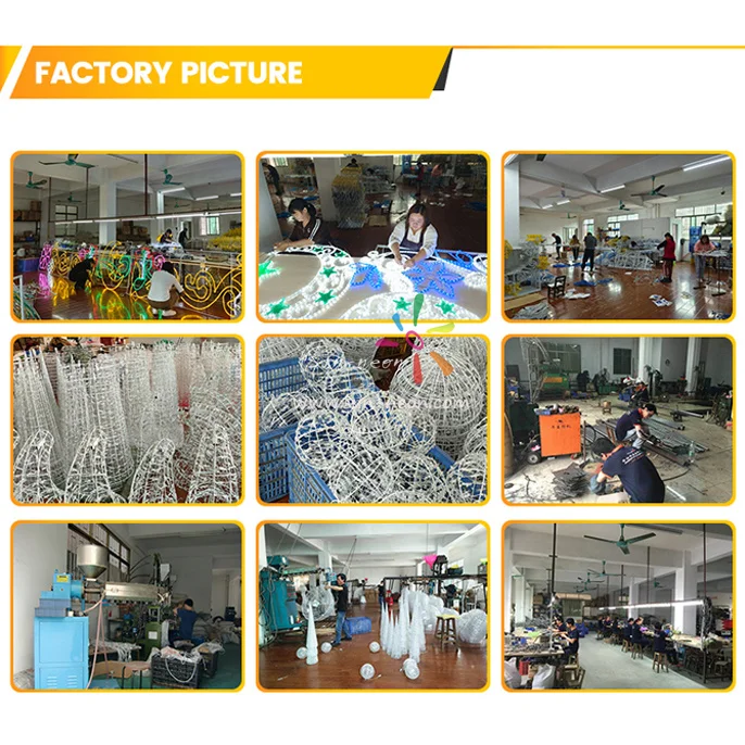 Christmas Theme Adventure Park Decorations Large Resin Animal Statues Including Giraffe Motif Lights