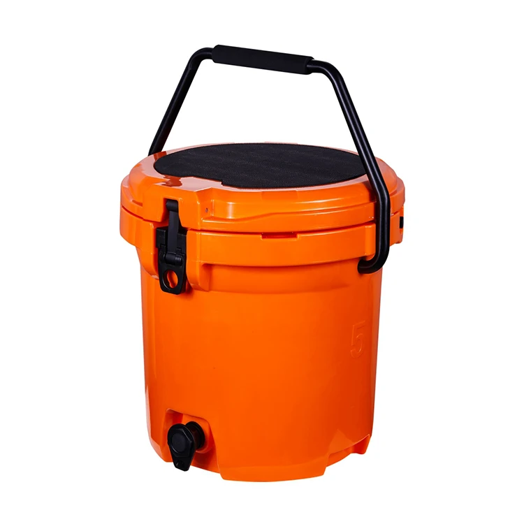 5G Large Ice Fish Bin rotomolded plastic Cooler Box With handle