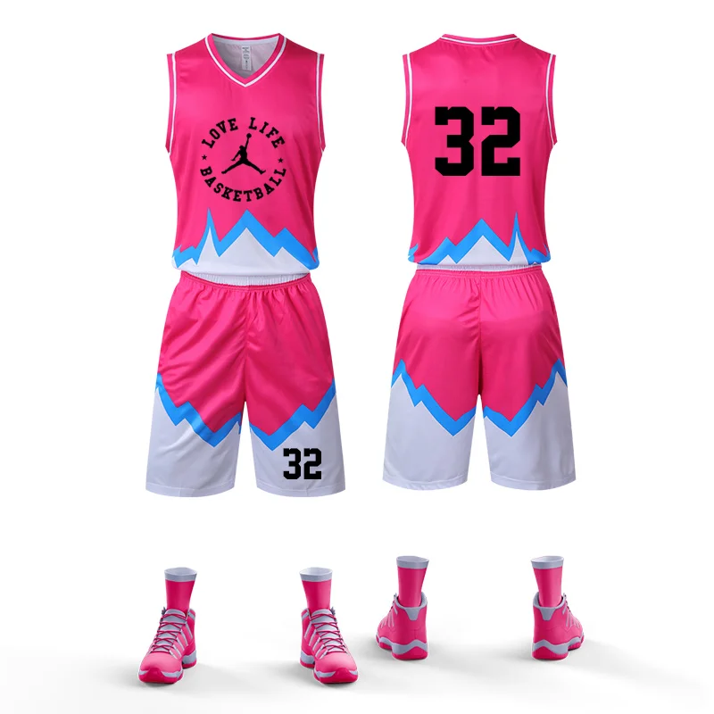 Chinese Factory Personalized Logo basketball sublimation uniform  men custom different color basketball jerseys
