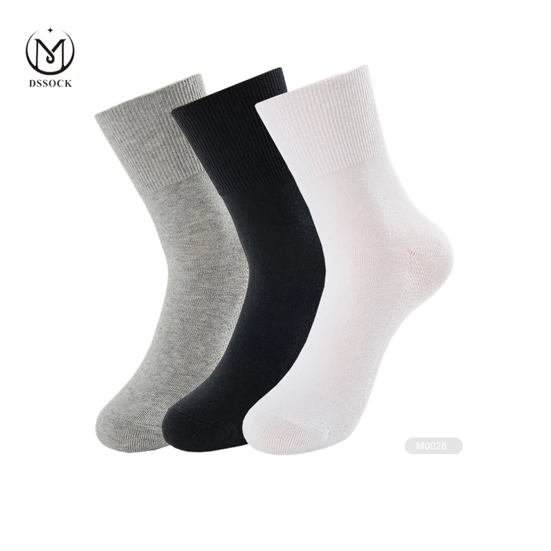 DS- M0078 wholesale diabetic crew sock pakistan viscose socks
