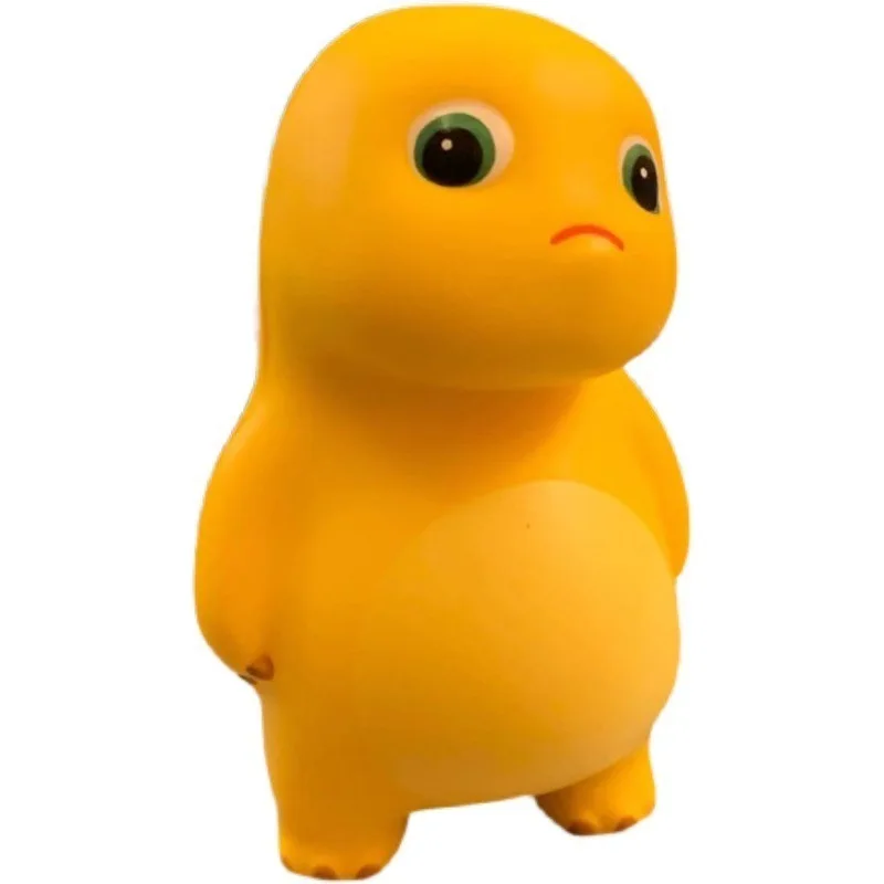 Runjoy hot wholesale Dino Kuning PU Stress Relief Toys Nailong Rebound Decompression Doll Squeeze Sensory Fidget Toys kids gifts