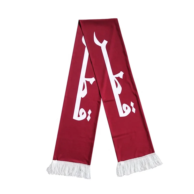 Manufacturers Direct Sale Design Cheap 15x150cm Printing Knitting Club Hot Selling Fan Scarf Sport Soccer Football Nfl Scarf