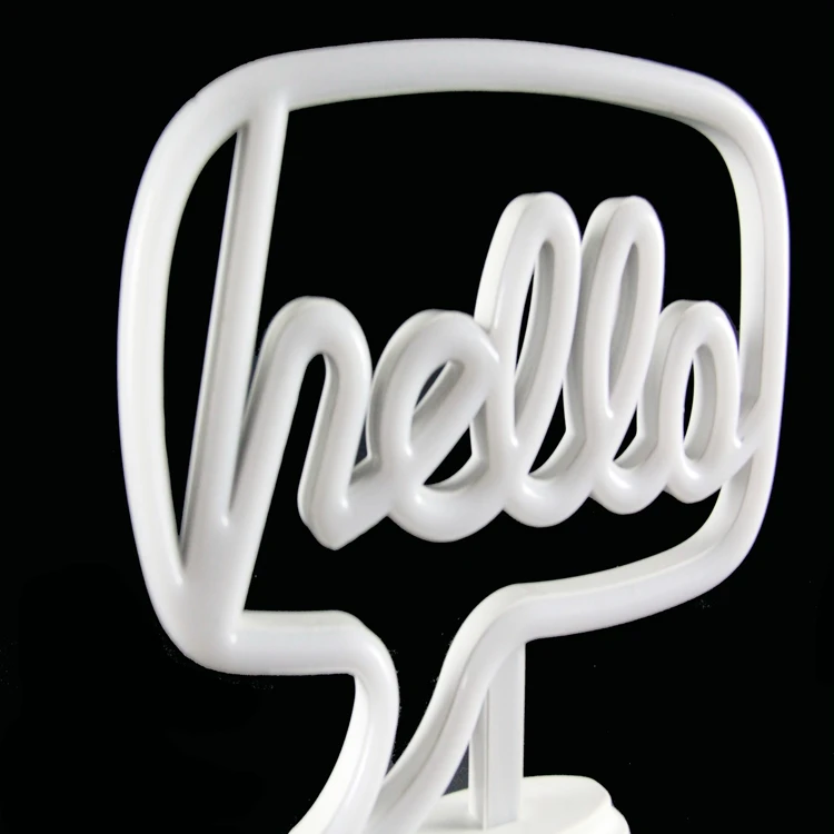 
custom battery neon light up letters night light for baby rooms 