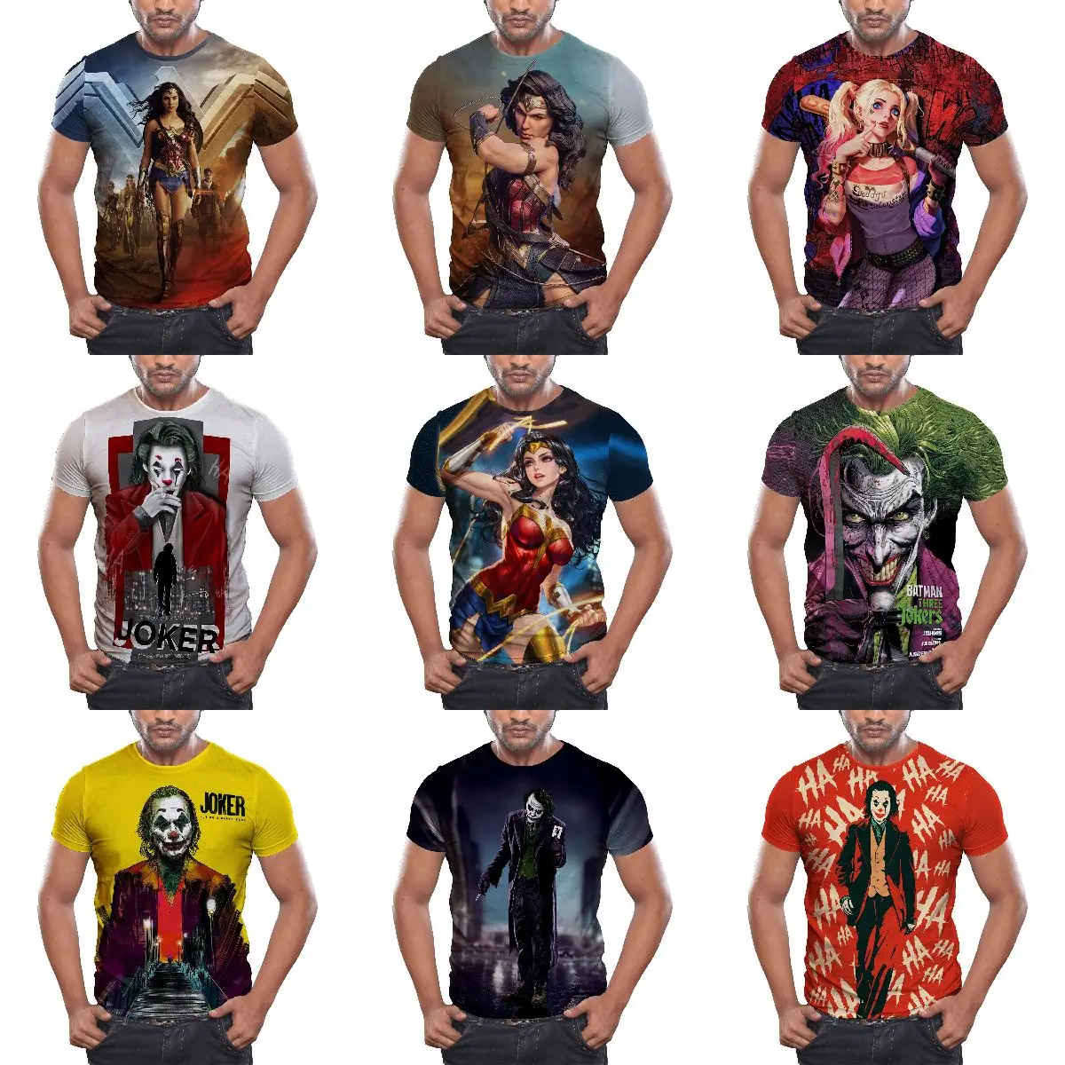3D printed Custom Movie Marvel Leisure sports T-shirt Plush Toy Dolls Marvel Comics T shirts Cartoon Dolls