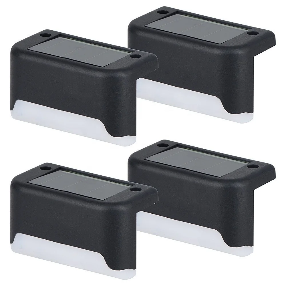 Solar LED Step Lamp Solar Stair Light Outdoor Waterproof Solar Light For Garden Stairs Deck Path Lighting Decor