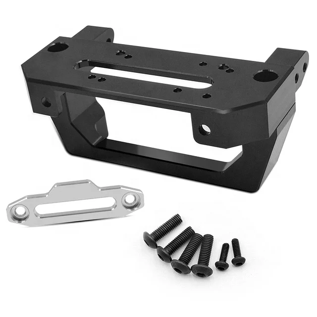 Fortified Winch Mount Base for Z-E0119 Z-S1571 #8855 Winch 1/10 TRX-4 Bronco 4WD RC Crawler Car Upgrade Parts Accessories