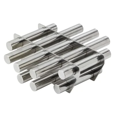 Customized 1000 Gauss 12000 Gauss Magnetic Grates Filters Strong Neodymium Magnetic Rod