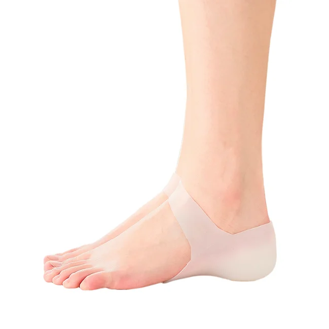 New Invisible Height Increase Insole Unisex Heel Pad Silicone Insole Foot Massage Orthopedic Arch Support Insoles for Shoes