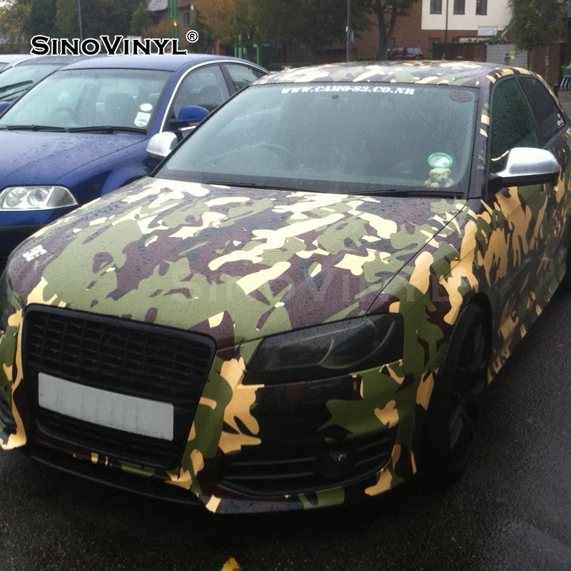 Digital Camo Car Wrap Camouflage Vinyl Muliti Pattern Digital Graphic Pattern Car Body Sticker Motor Vinyl