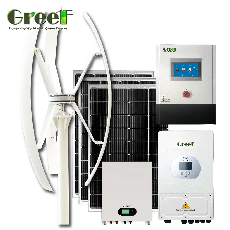 10kW 5kW Hybrid solar and wind power system for home electric generator with solar wind turbine