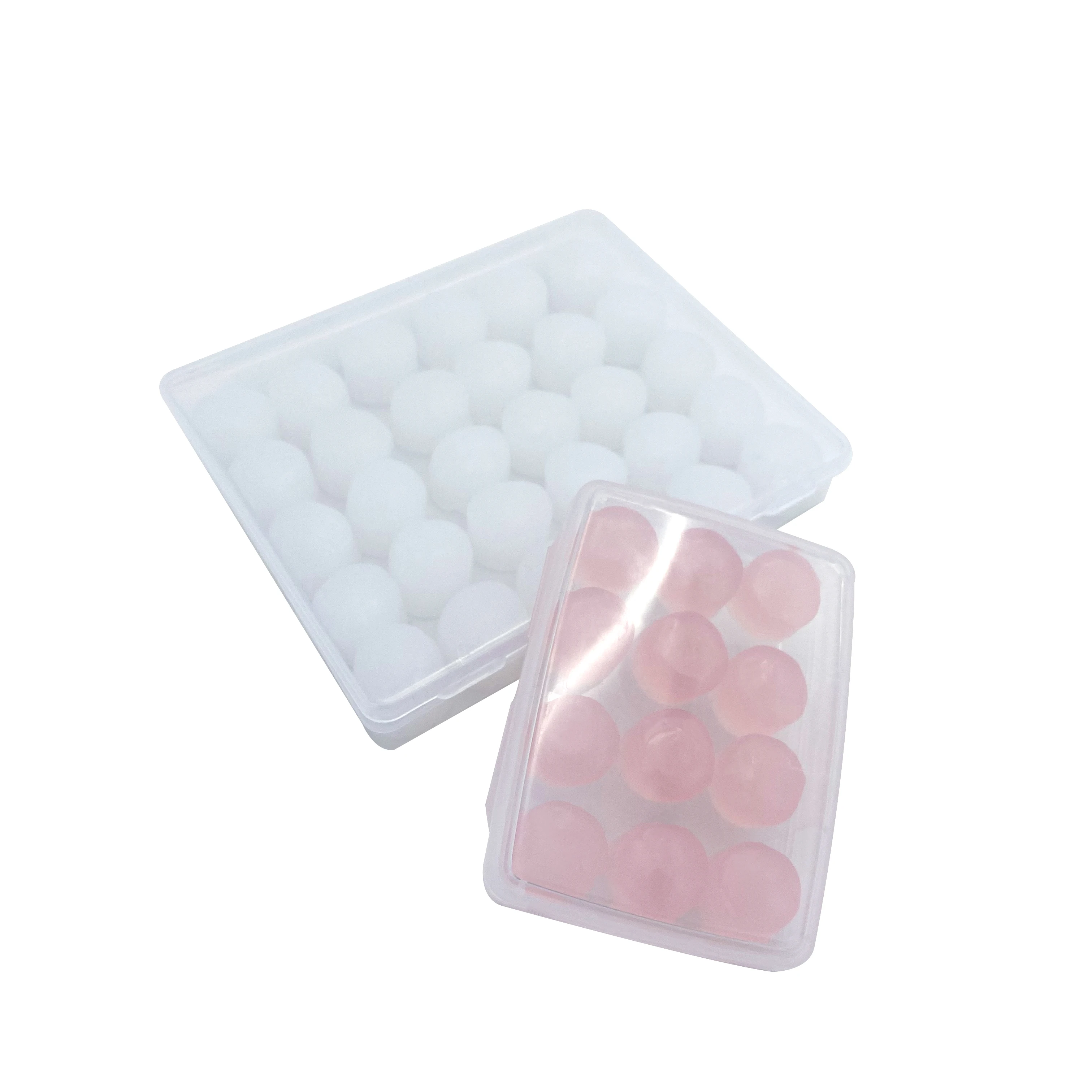 Good Sales pink  Silicone Earplug Noise Reduction Ear Hearing Protection Reusable Ear Plugs For Swimming