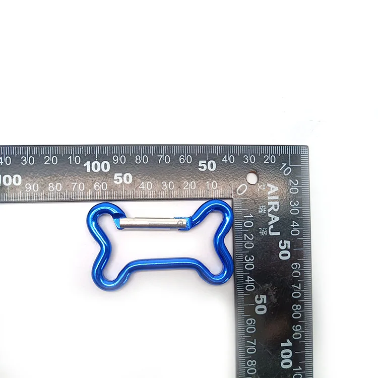 Карабин в форме кости алюминиевый Рюкзак Пряжка для бутылки с водой Многофункциональный аксессуары улицы рюкзака