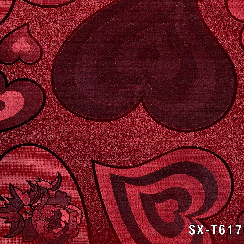 golden silver grounding with non-woven flannel backing Embossed table linens runners