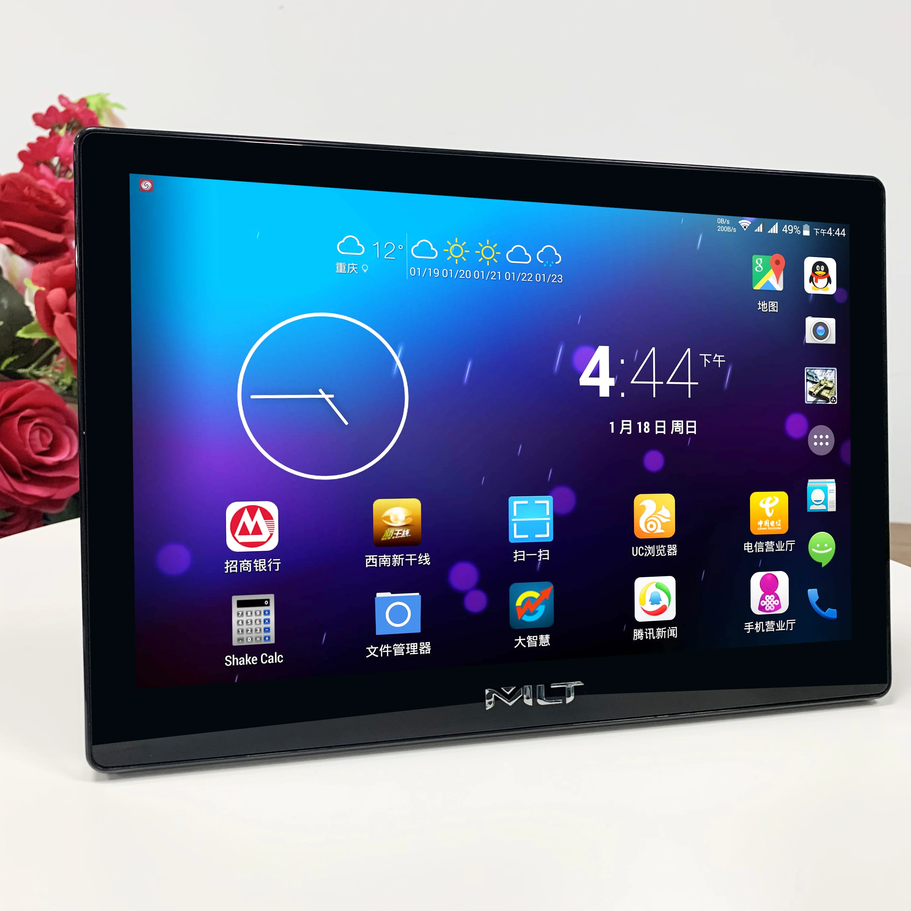 [15 years factory] 10.1 inch 13 inch 15.6 inch Bus Taxi Car Advertising Display OSK Android Tablet Screen