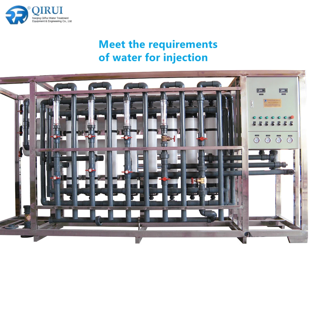 Two stage reverse osmosis equipment cosmetic purified water treatment system pharmaceutical chemical ultrapure water equipment