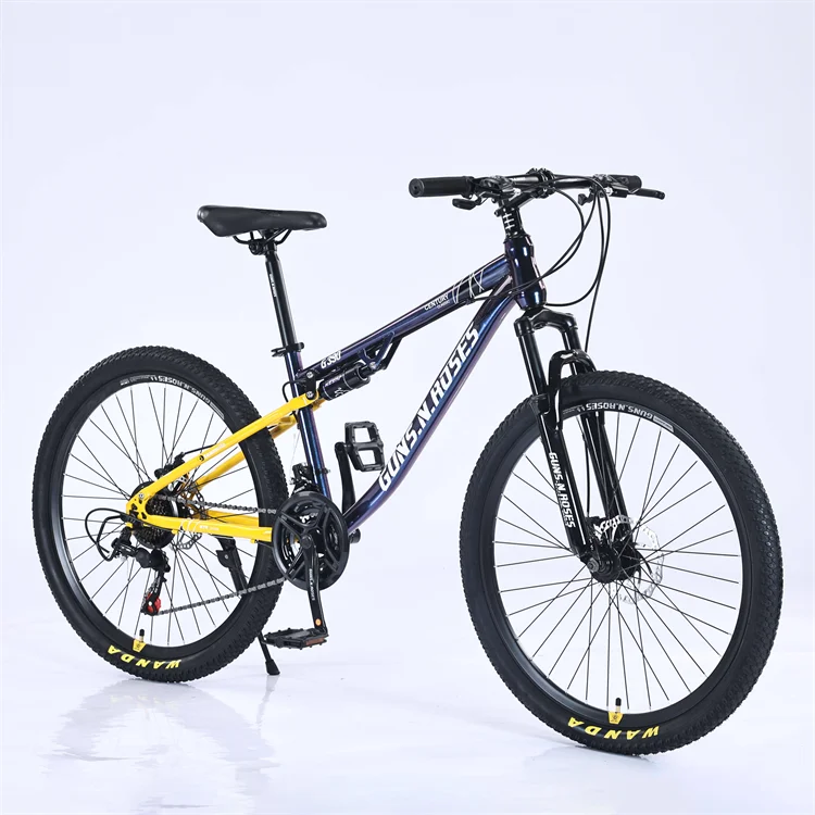 China Factory Cheap 26-Inch 21 Speed High Carbon Steel Stock Bicycle Disc Brake Spoke Wheel Customized Mountain Bike