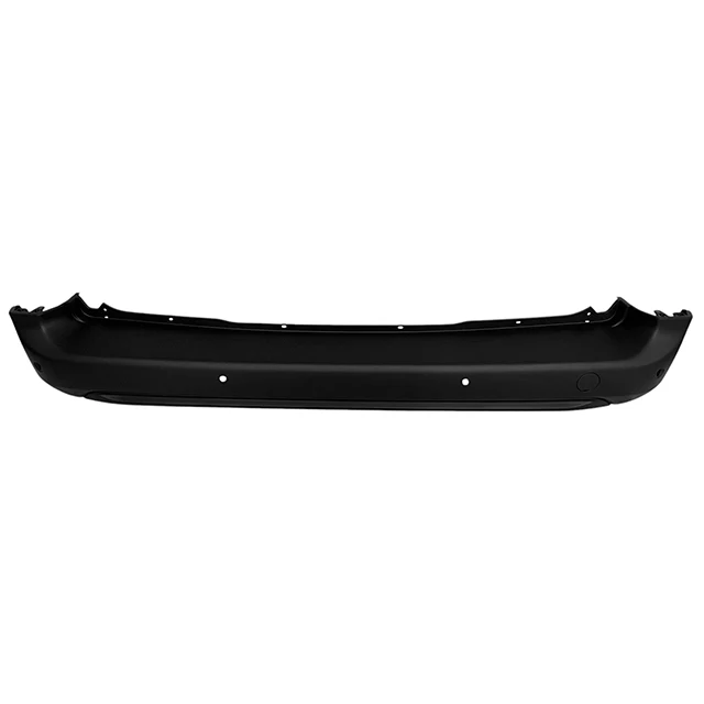 Black Central Rear Bumper With Parkassist 4 Pdc Brackets With Tow-Hook Cover For Peugeot Opel Citroen Fiat Toyota