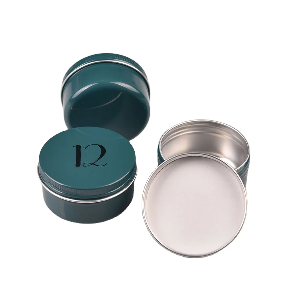 High-quality  2oz 4oz 6oz 8oz 10oz empty scented aluminum candle  tins with lid