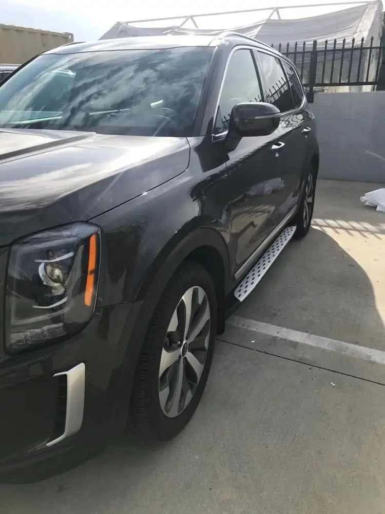 KINGCHER New Side Step Bar Running Board Fit for KIA Telluride 2019 2020 2021
