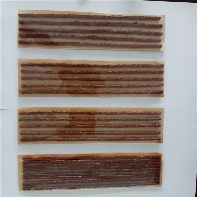2021 Factory tubeless 100*6mm Brown Color tyre puncture repair kit strings