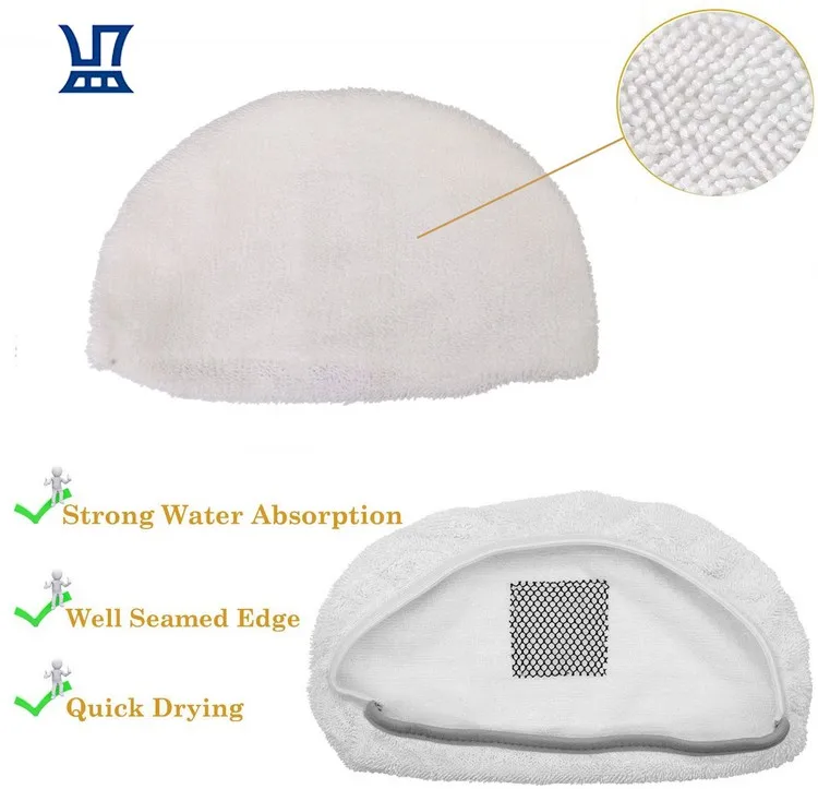 
Free Shipping 6 Pieces Washable Microfiber Steam Mop Pads Compatible with Bissell Powerfresh Steam Mop 