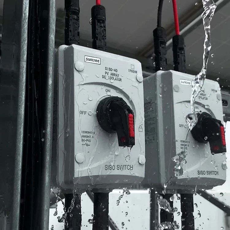 Водонепроницаемый изоляционный переключатель DC550V / DV1000V SISO для солнечной энергетической системы класс защиты