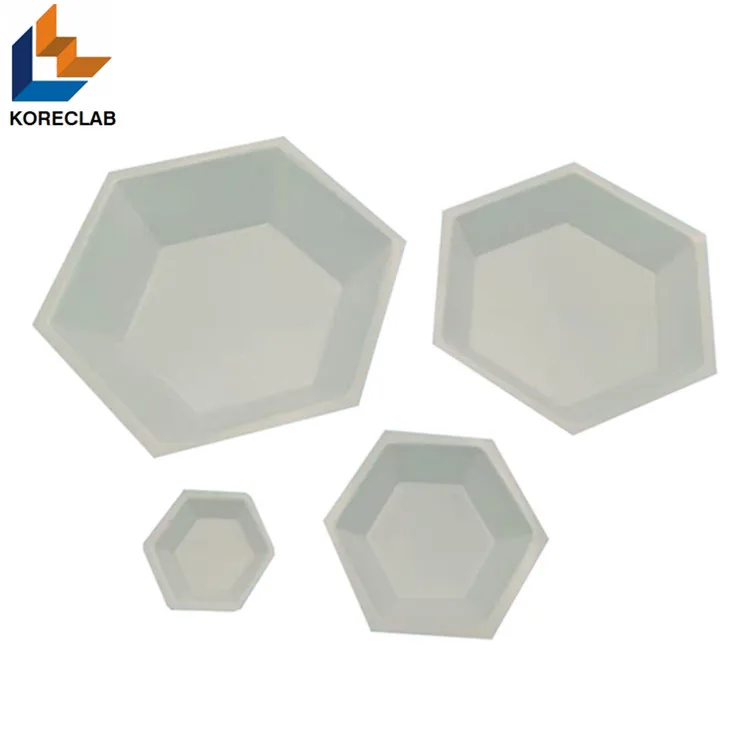 50ml Medium Size Labware Hexagonal Antistatic Plastic Weighing Dishes Weighing Boats