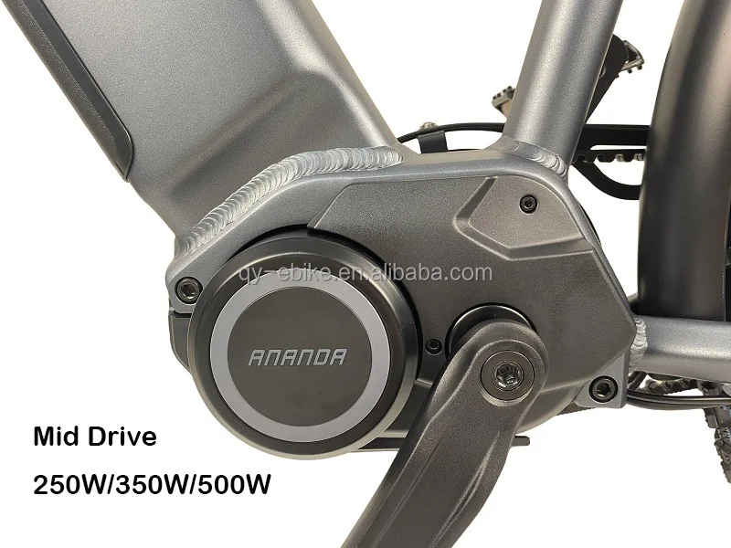 QUEENE Vintage 350W/500W  Gates Belt Drive Mid Drive Motor  Electric Road Bike Powerful Ebike