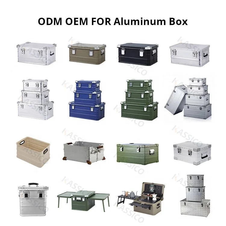 KASSICO 4x4 Off-road Metal Aluminum Storage Box Case Truck SUV Overland Transport Box