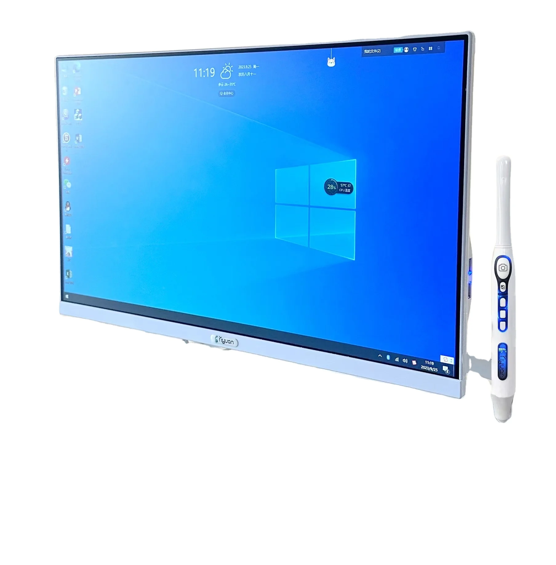 High-Quality Dental Touch Screen Intra- Oral Camera Monitor Computer 24-inch HD with Bracket Equipment for Dental Clinic