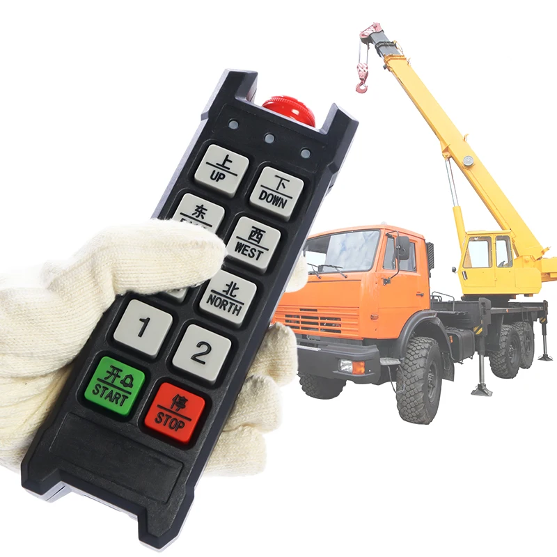 Trustworthy 8 buttons single speed remote crane control