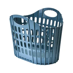 Wholesale best seller plastic hamper collapsible foldable laundry basket