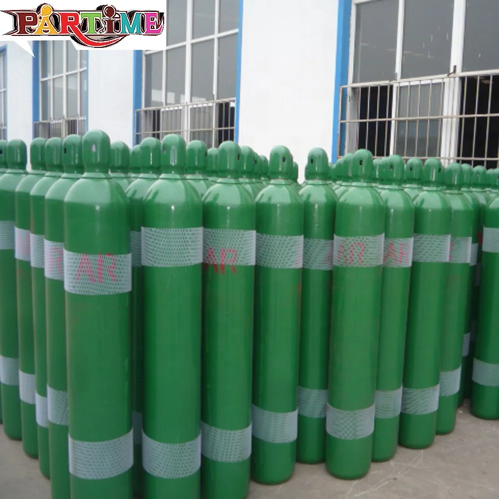 Низкая цена 40L сварочный аргоновый газовый баллон заправка 99.999% высокочистый