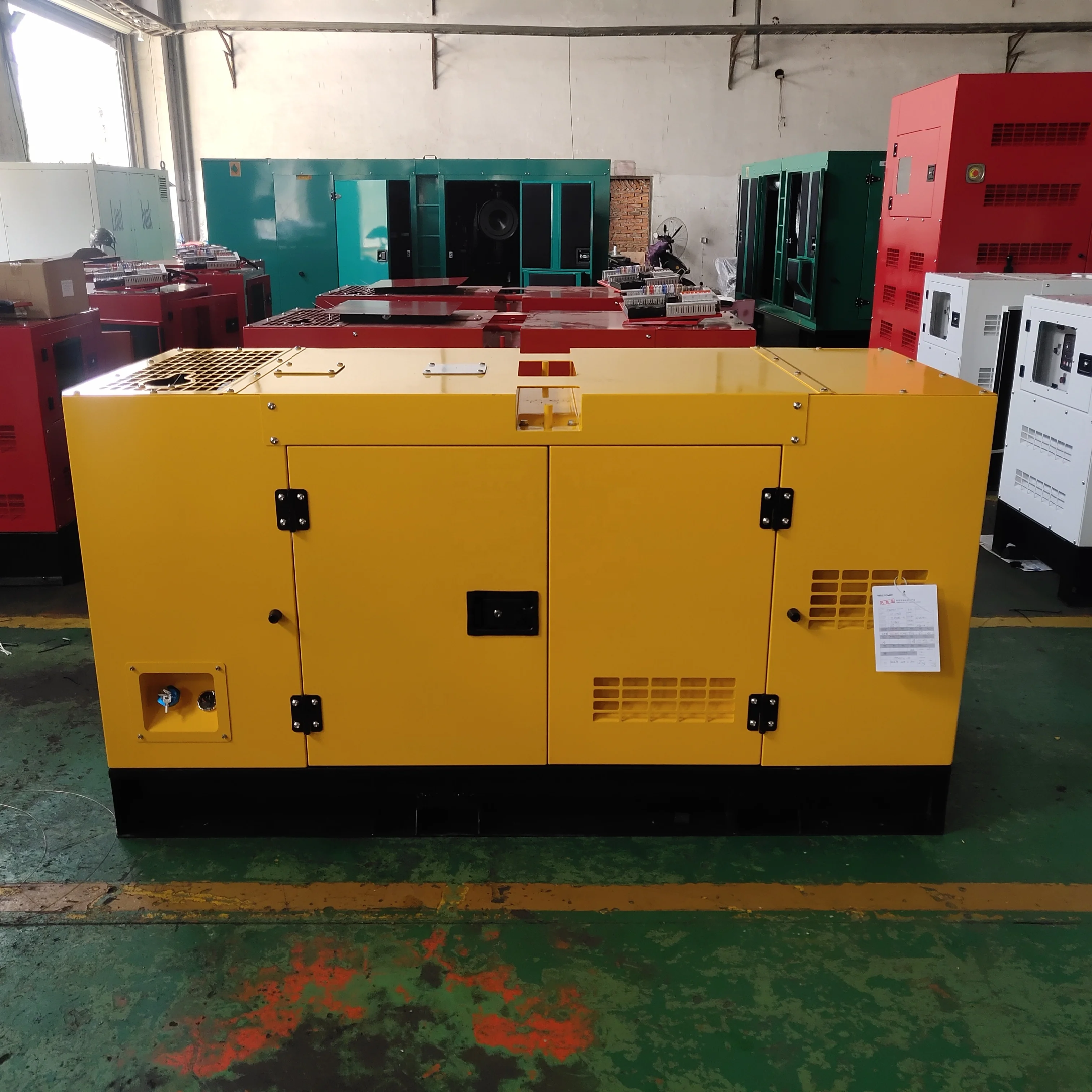 Super silent 20kw diesel generator set with YangDong engine Y490D