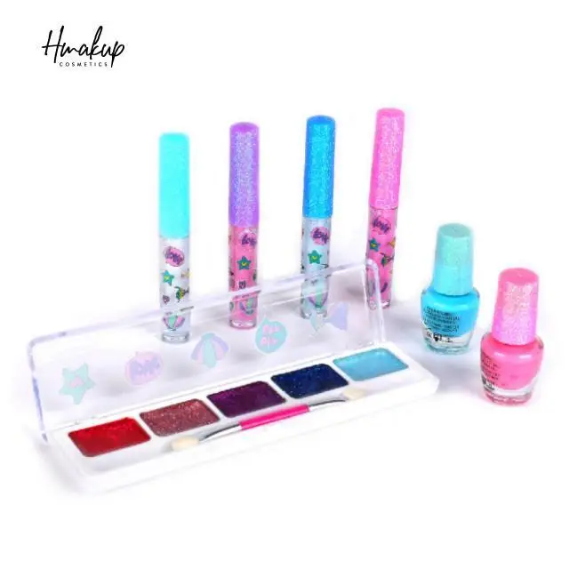 Mgirl The First Makeup Set for 5+ Year Old Young Girls (Original Design) - Makeup kit Easily Washable, Non-Toxic - Safety Tested