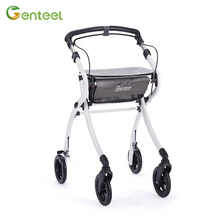 
Innovative Lightweight Folding Aluminum Indoor Use Rollator 