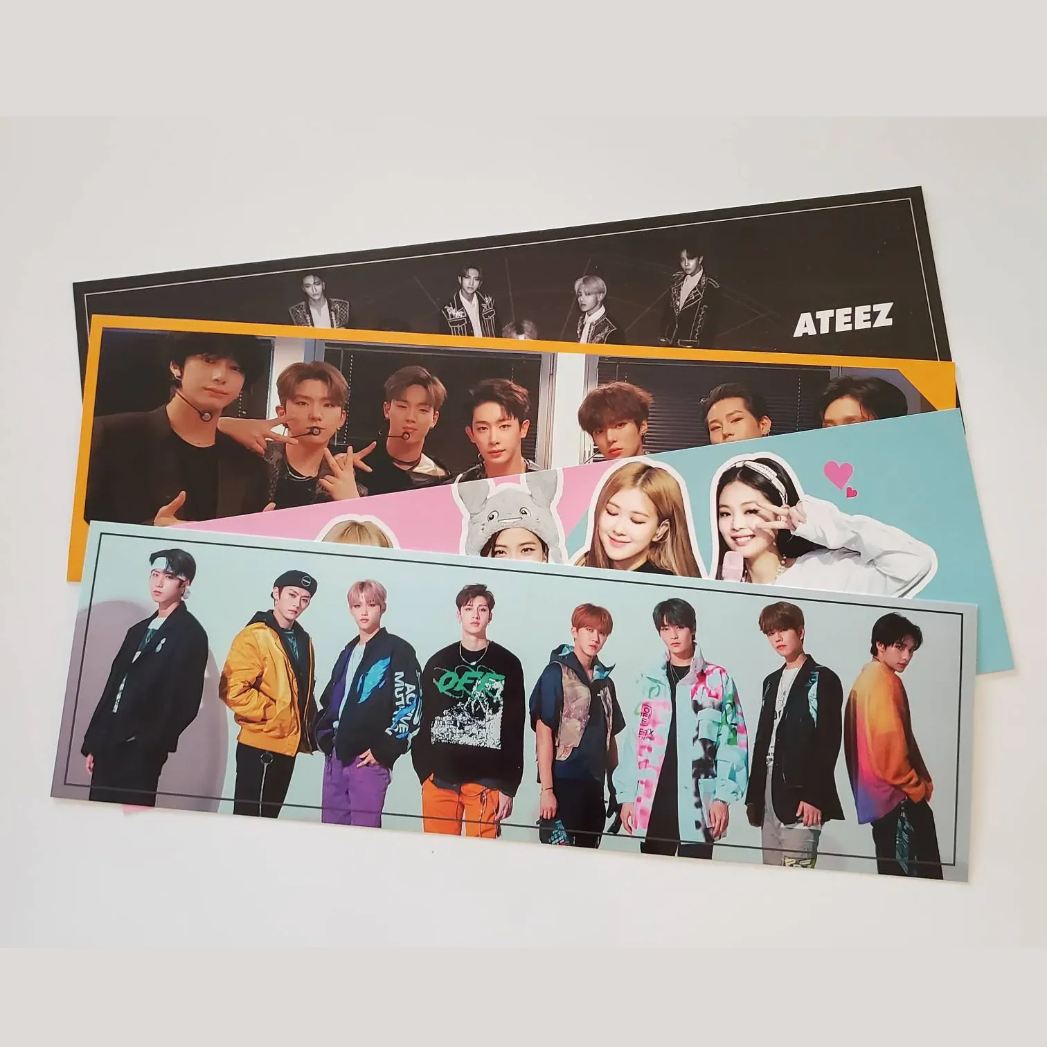 custom double sided printed fabric cheering slogans banners kpop
