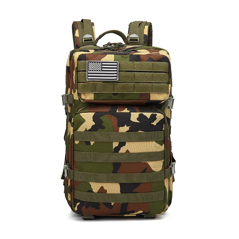 
Nylon waterproof outdoor trolley trekking backpack Camouflage 3P shoulder military tactical duffel bag 