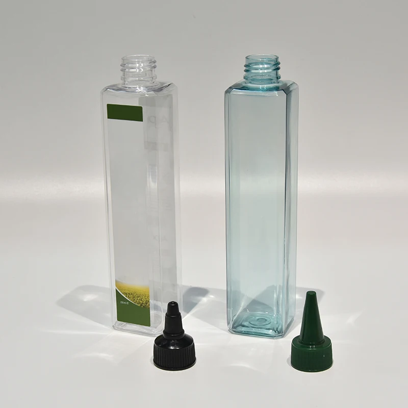 150ml 200ml 250ml Frosted Cosmetic Glass Plastic Dropper Bottles empty plastic squeeze Matte Essential Applicator oil bottle