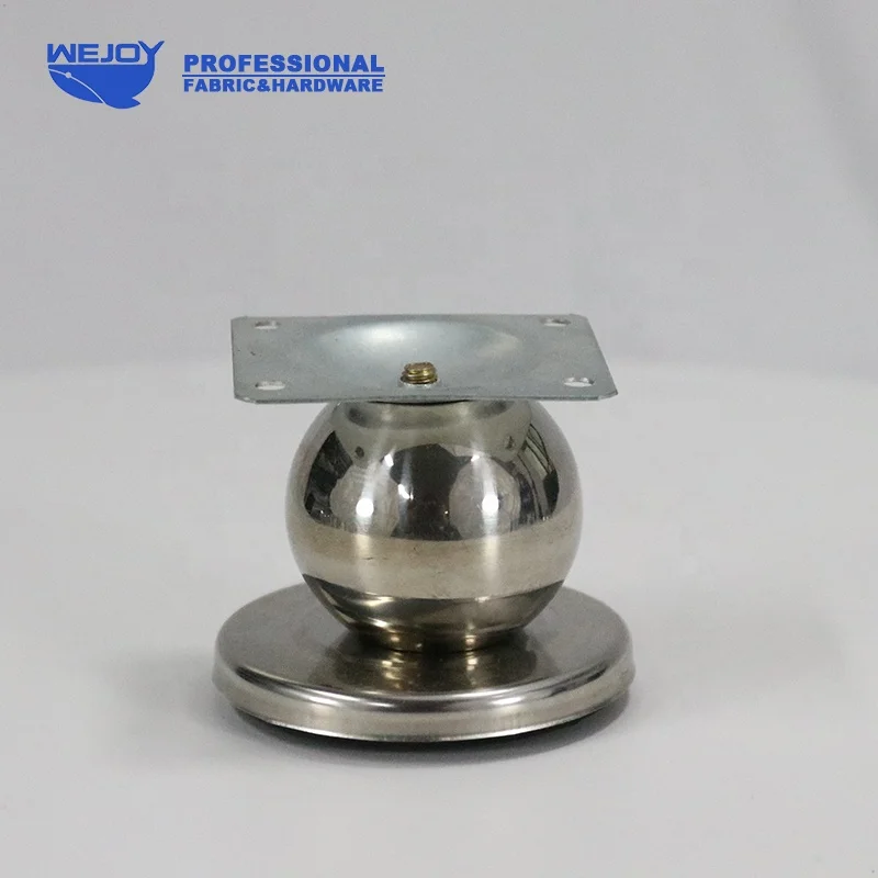 Silver high quality modern metal furniture chrome legs tube sofa stand leg metal sofa legs feet for bed