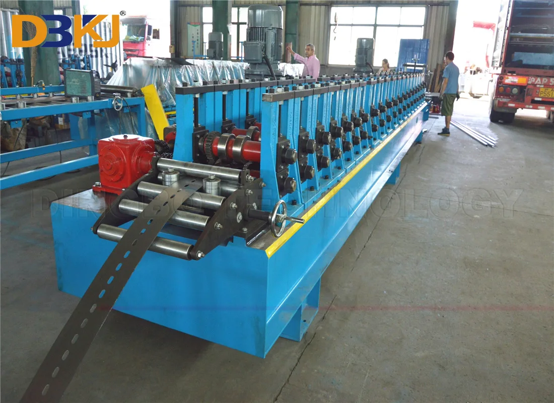 U Shape Unistrut Channel Purlin Roll Forming Machine Solar Panel Frame Manufacturing machine Strut Roll forming Line