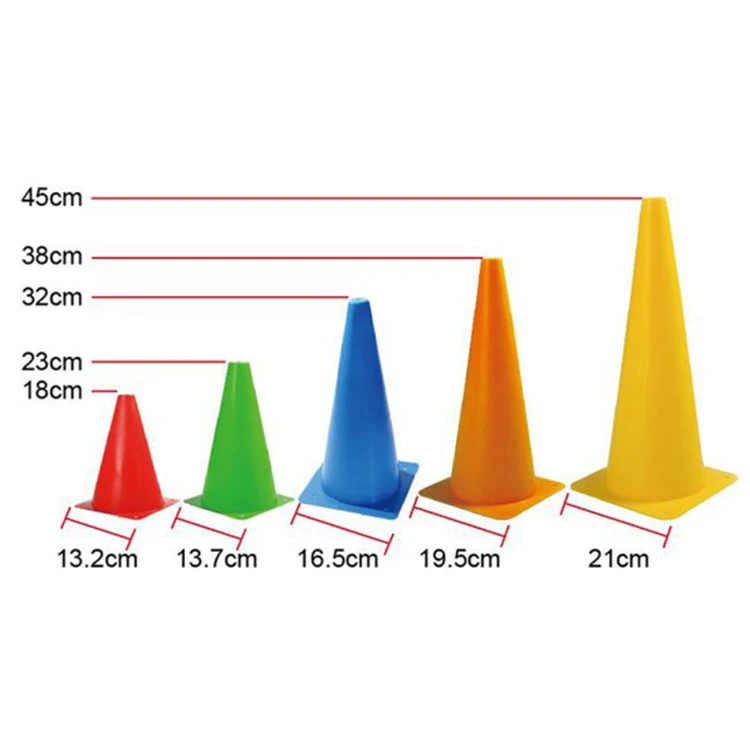 SMARTFIT High Quality Plastic Agility Cones Training Sport Cone Traffic Cones Soccer