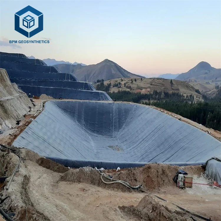 HDPE Liner Sheet 1.5mm Waterproof 1500 Micron HDPE Geomembrane for Artificial Lake in Pakistan