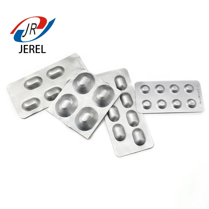 JEREL Medication alu alu blister foil for pill tablets capsules packaging